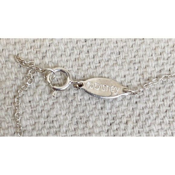 Sterling Silver Two Piece Disney® Laughter is Timeless Mickey Mouse Necklace - Picture 6 of 8